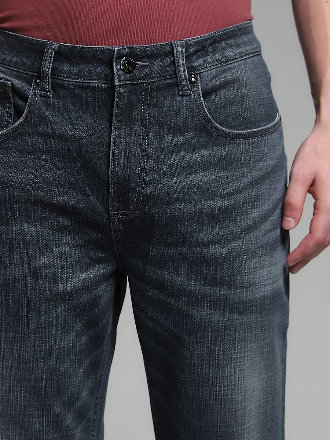 Dark Grey High Rise Cliff Bootcut Jeans - Image 4