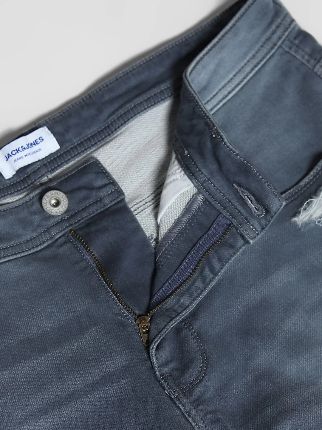 Blue Washed Clark Regular Fit Jeans - Image 5