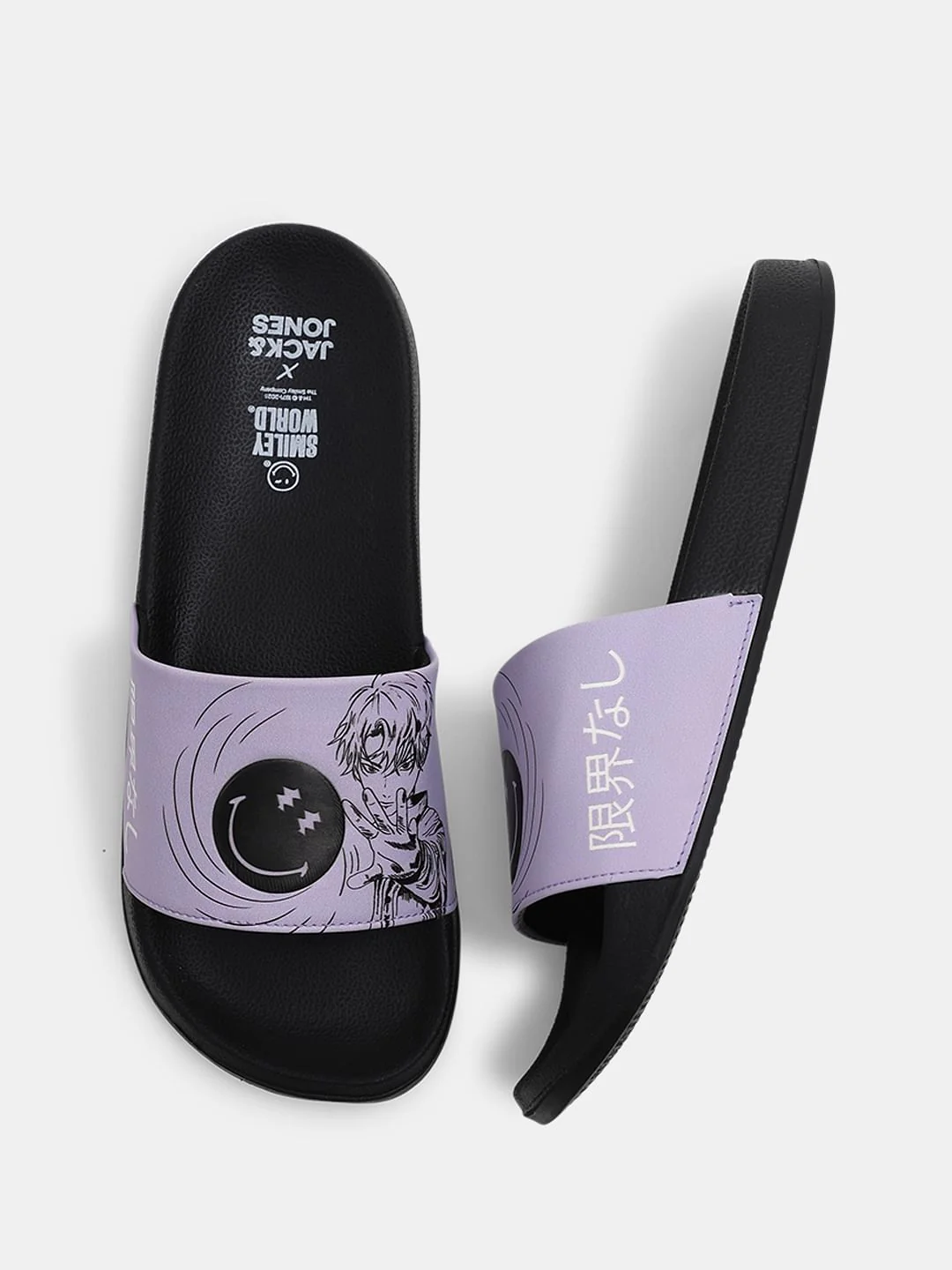 SMILEY Black Pool Sliders - Image 3