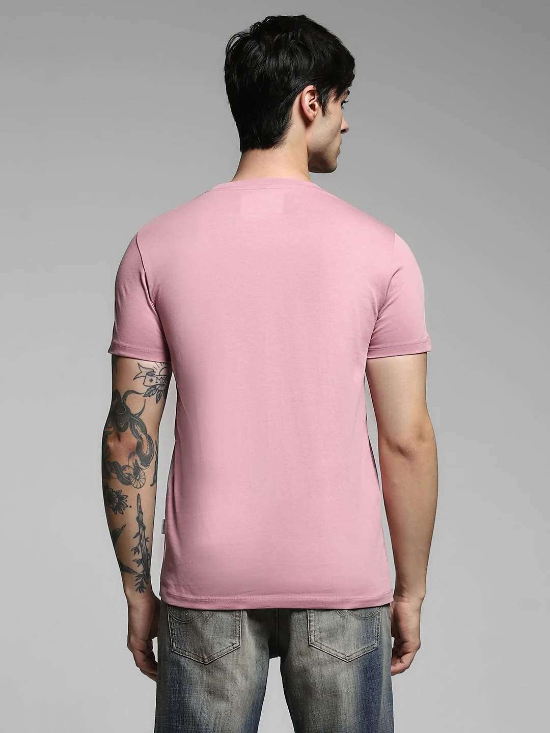 Lilac Crew Neck T-shirt - Image 4