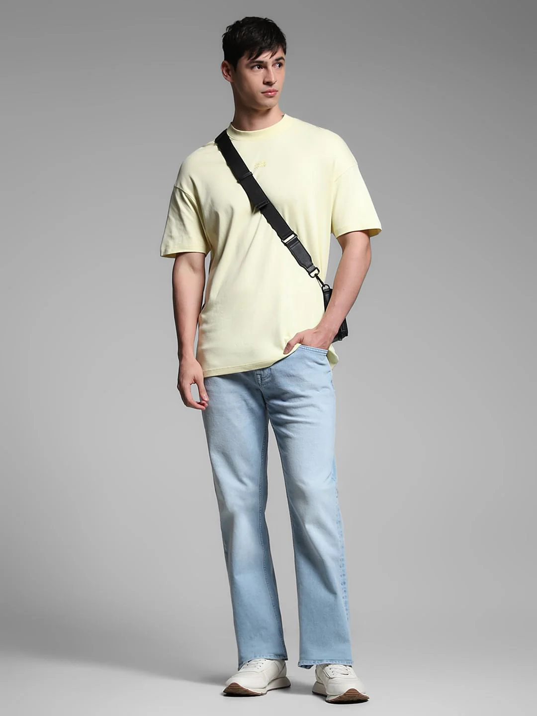 Light Blue Cliff Bootcut Jeans - Image 6