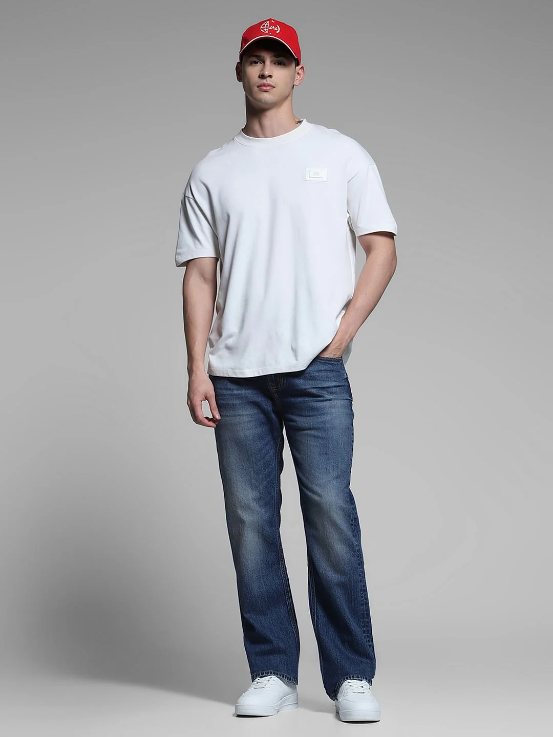 Blue High Rise Cliff Bootcut Jeans - Image 6