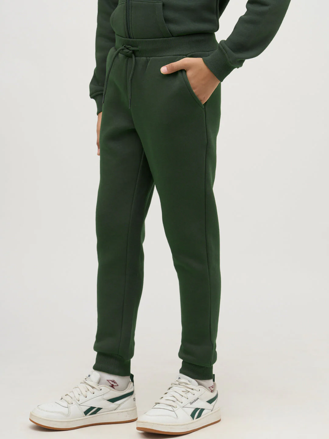 Boys Logo Text Sweatpants - Green - Image 3