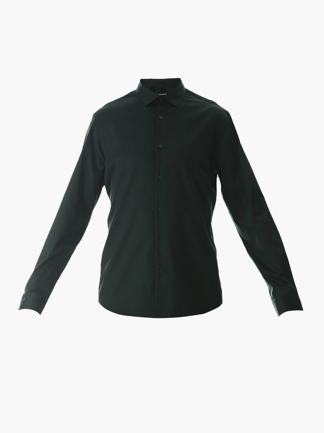Stretch Slim Fit Full Sleeves Shirt - Green - Image 7