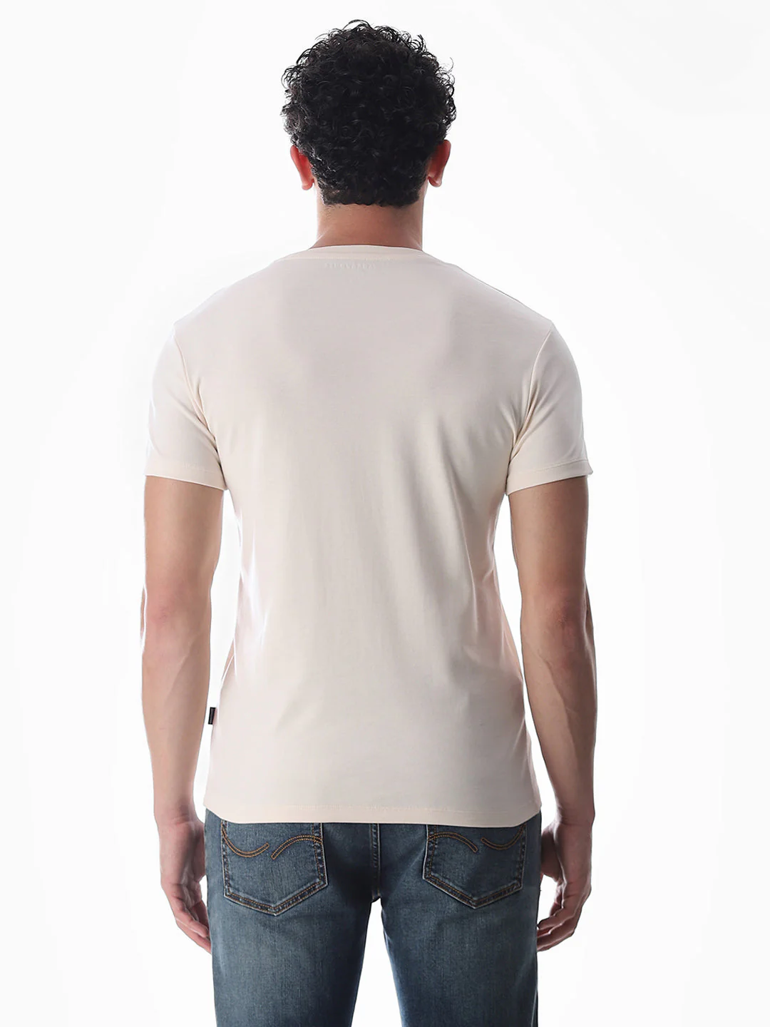 Embroidered Print Cotton T-shirt - Image 9