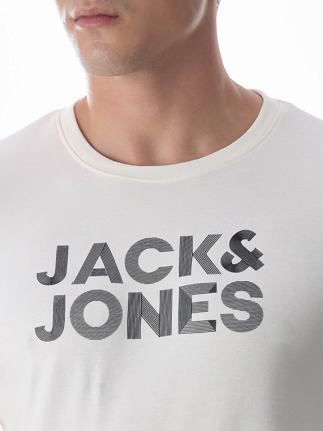 Slim Fit Printed T-shirt - White - Image 5
