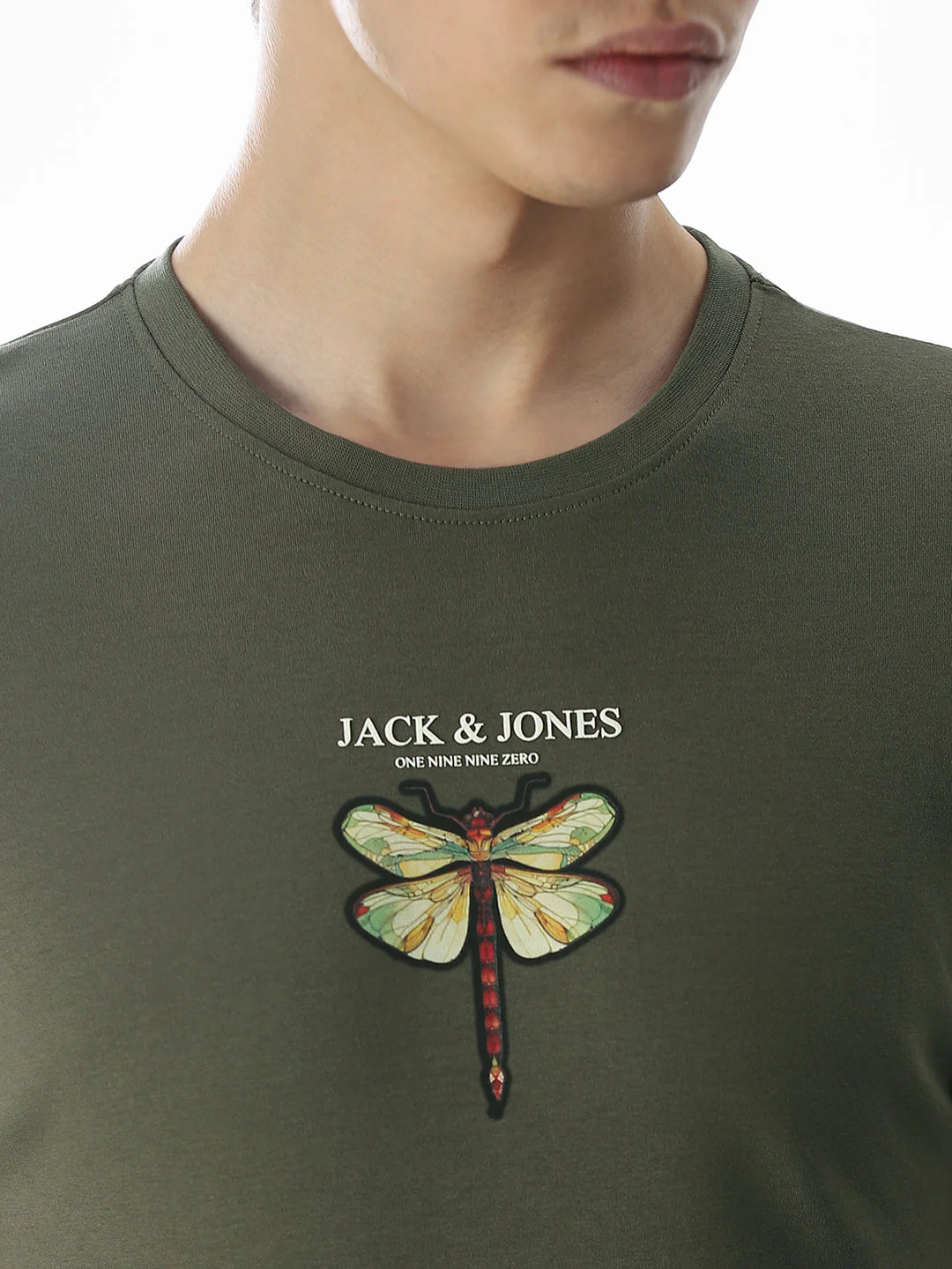 Dragonfly Print Cotton T-shirt - Image 5