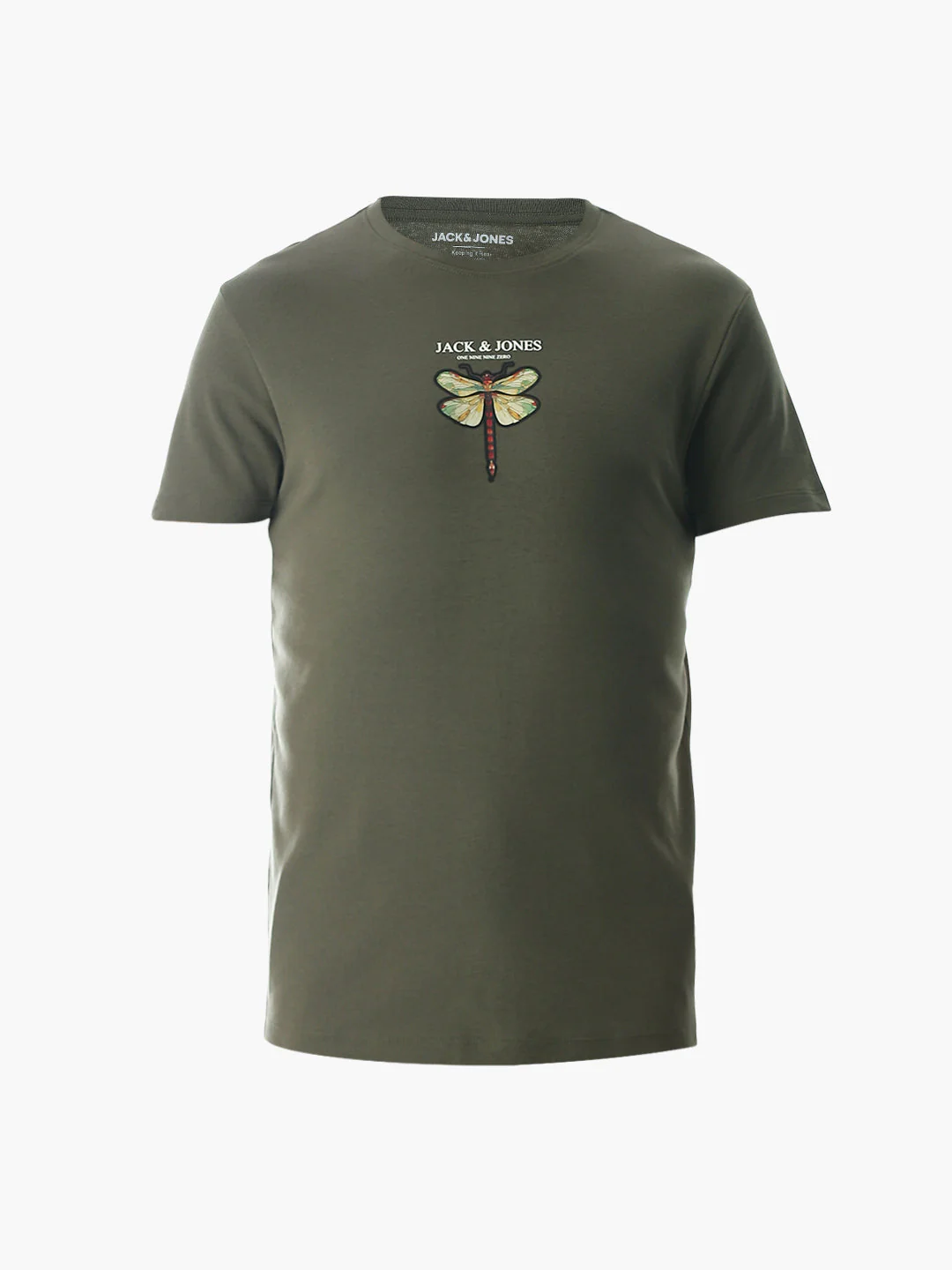 Dragonfly Print Cotton T-shirt - Image 7