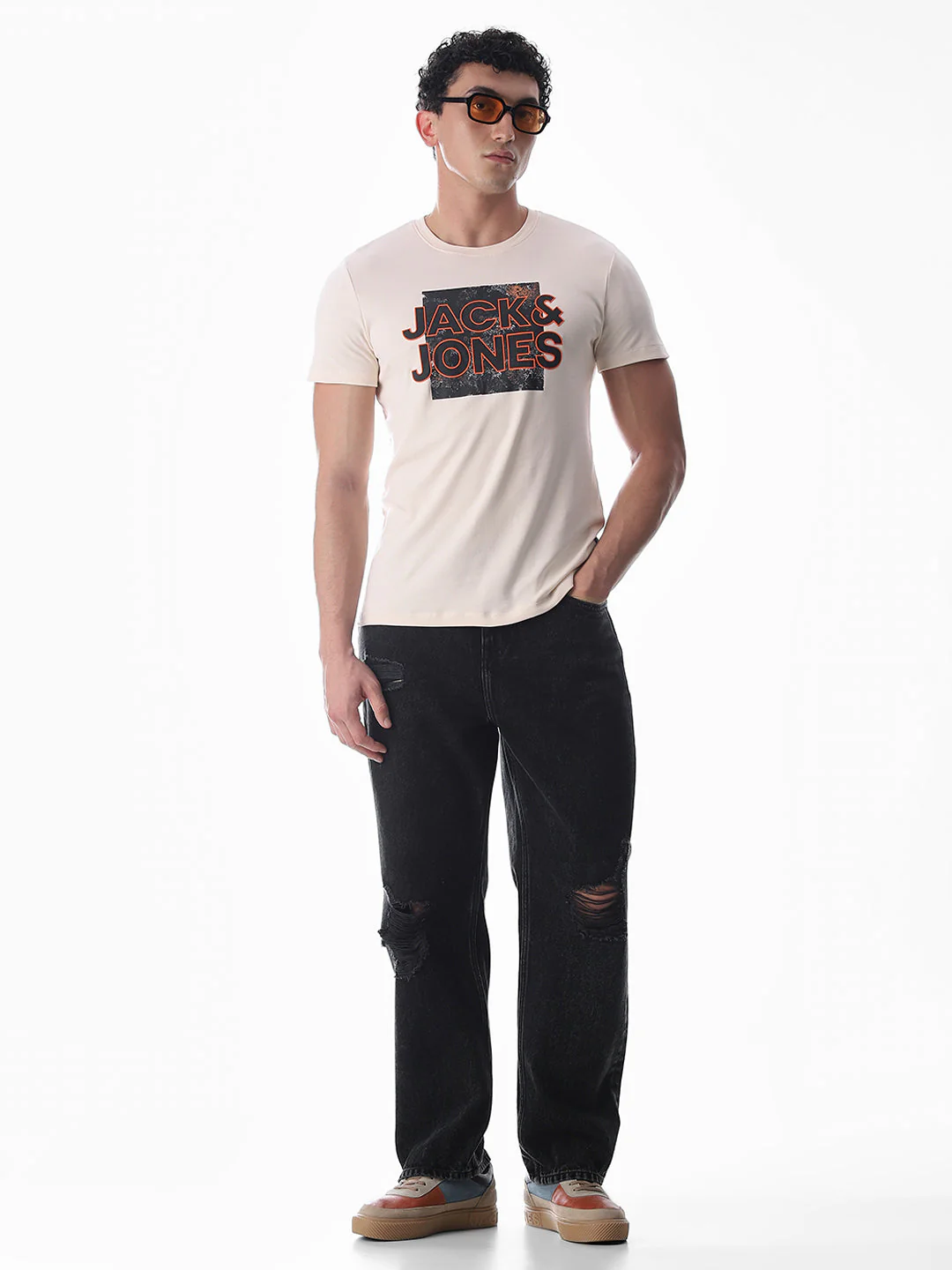 Logo Print Cotton T-shirt - Off-White - Image 6