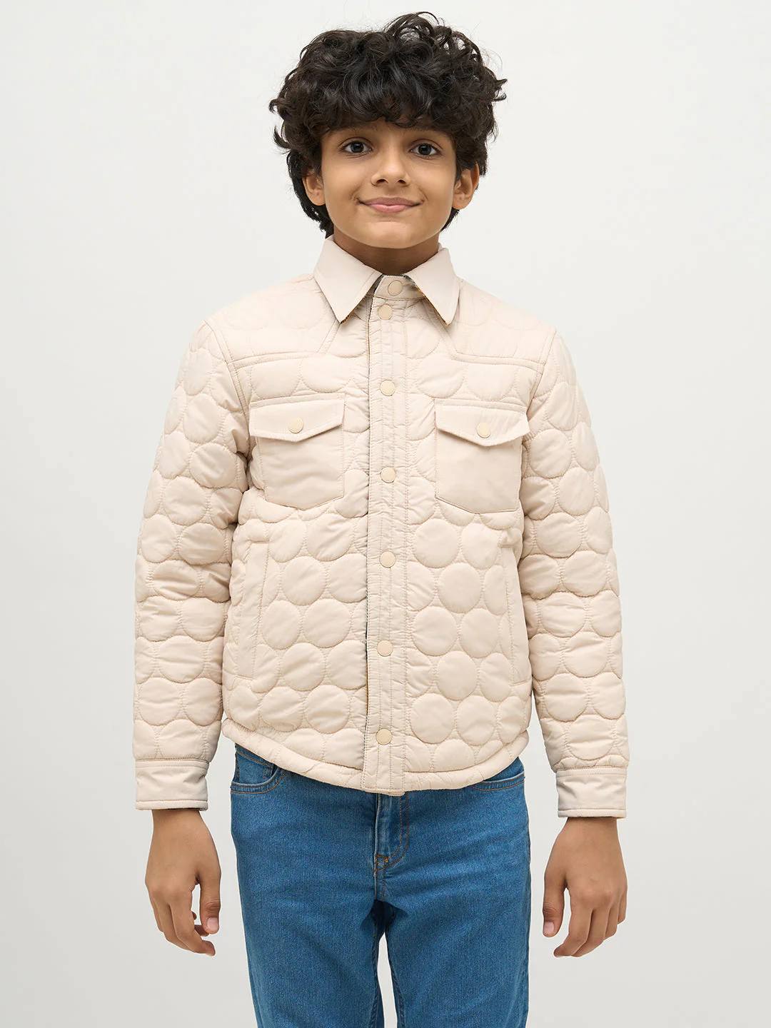 Boys Reversible Buttoned Jacket - Image 10