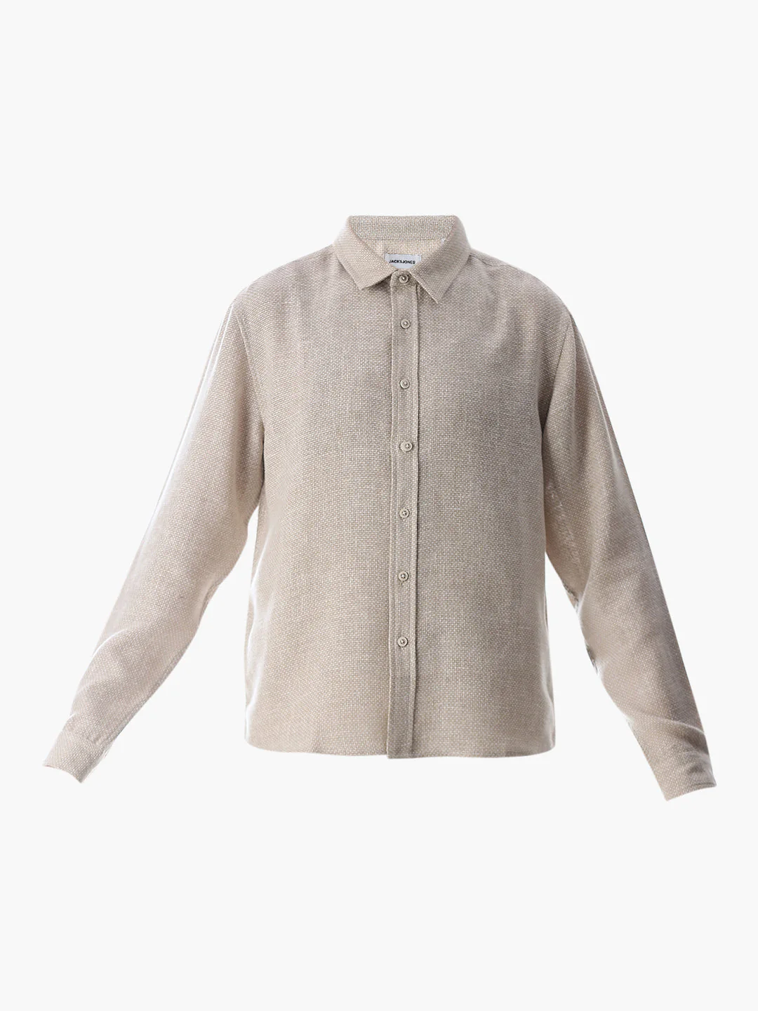 Dobby Full Sleeves Oversized Shirt - Image 7