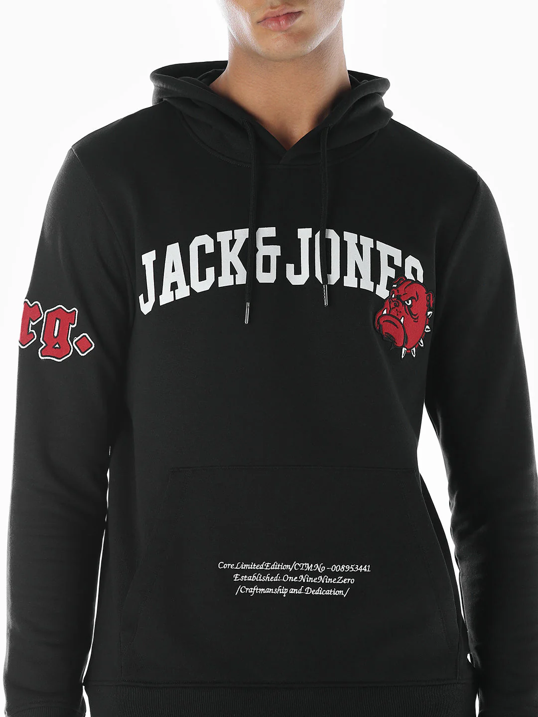 Applique Patchwork Oversized Hoodie - Image 5