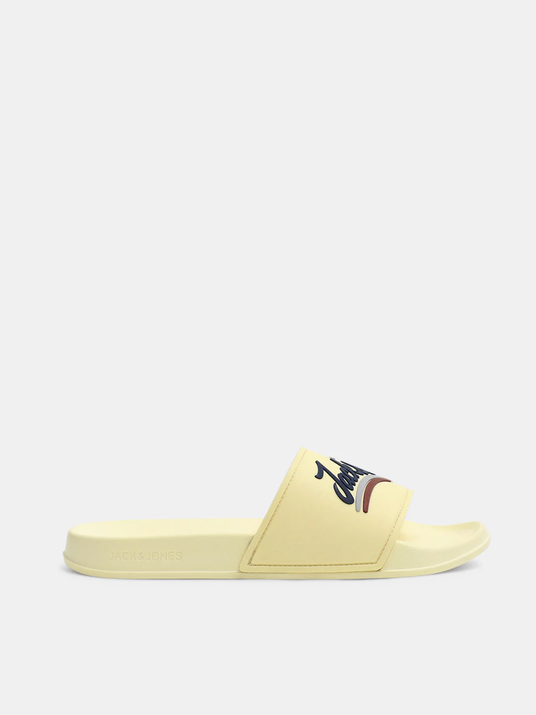 Yellow Moulded Logo Pool Sliders - Image 2