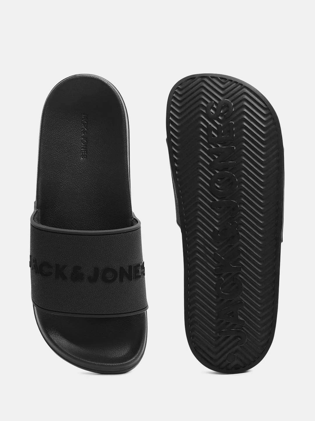 Black Glossy Logo Pool Sliders - Image 5