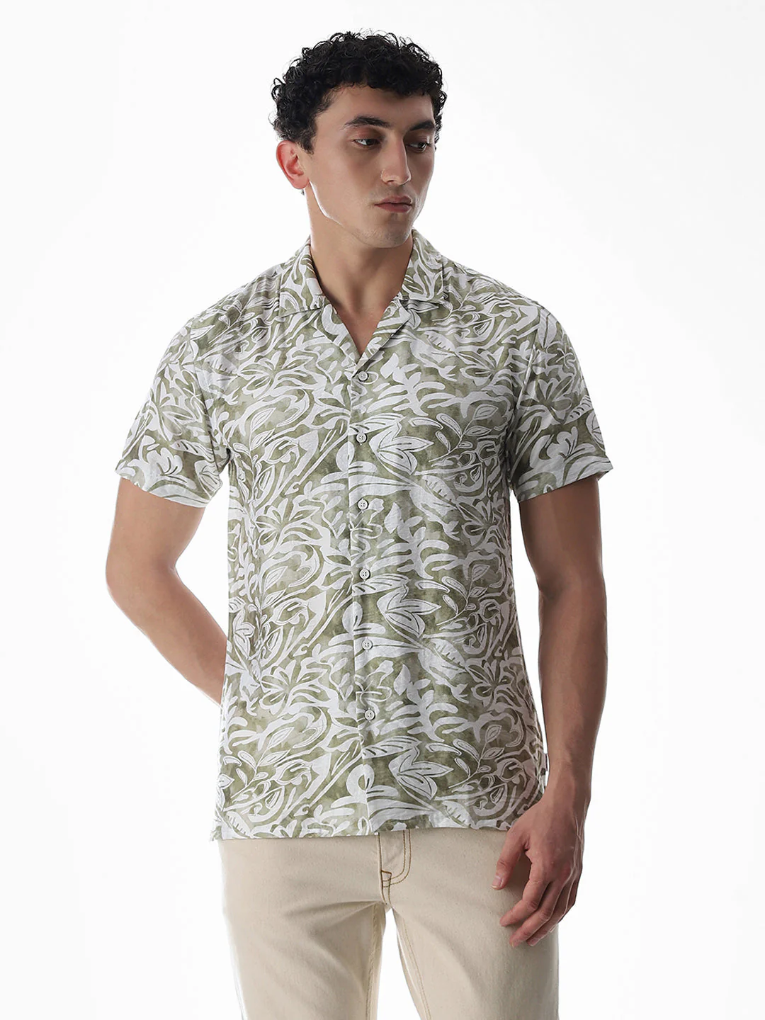 Printed Comfort Fit Shirt - Image 2