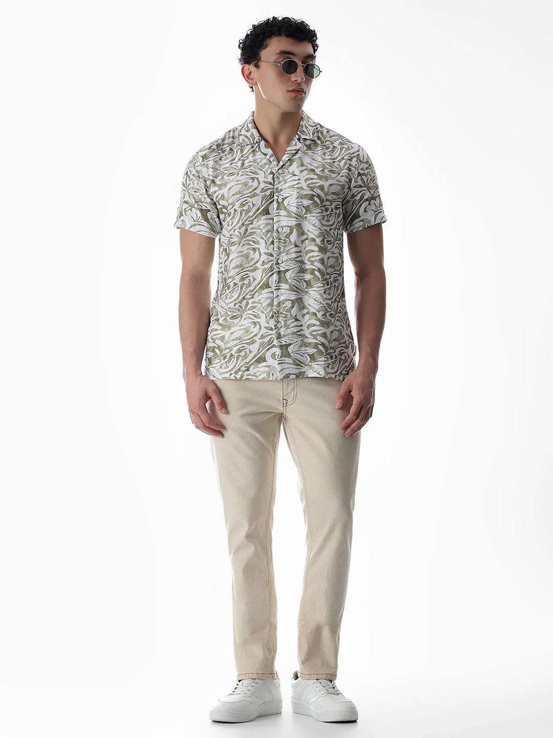 Printed Comfort Fit Shirt - Image 6