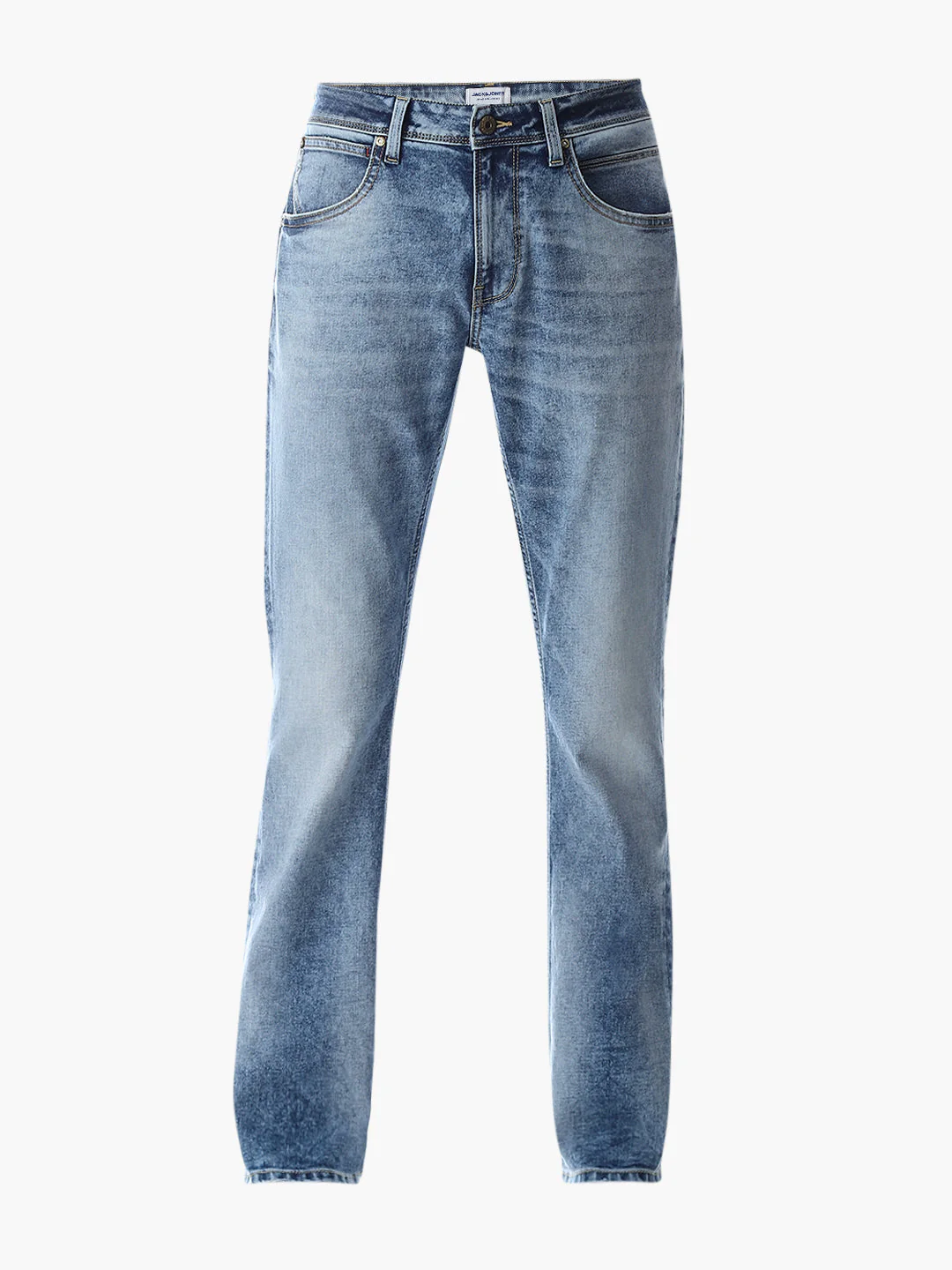 Heavily Washed Clark Regular Fit Jeans - Image 7