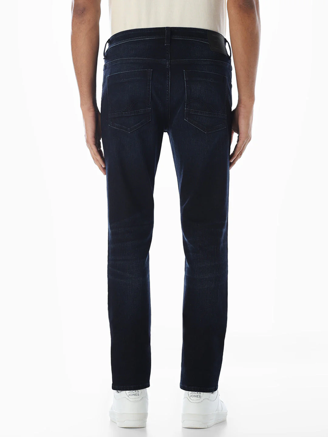 Mildly Washed 5 Pocket Skinny Jeans - Image 3
