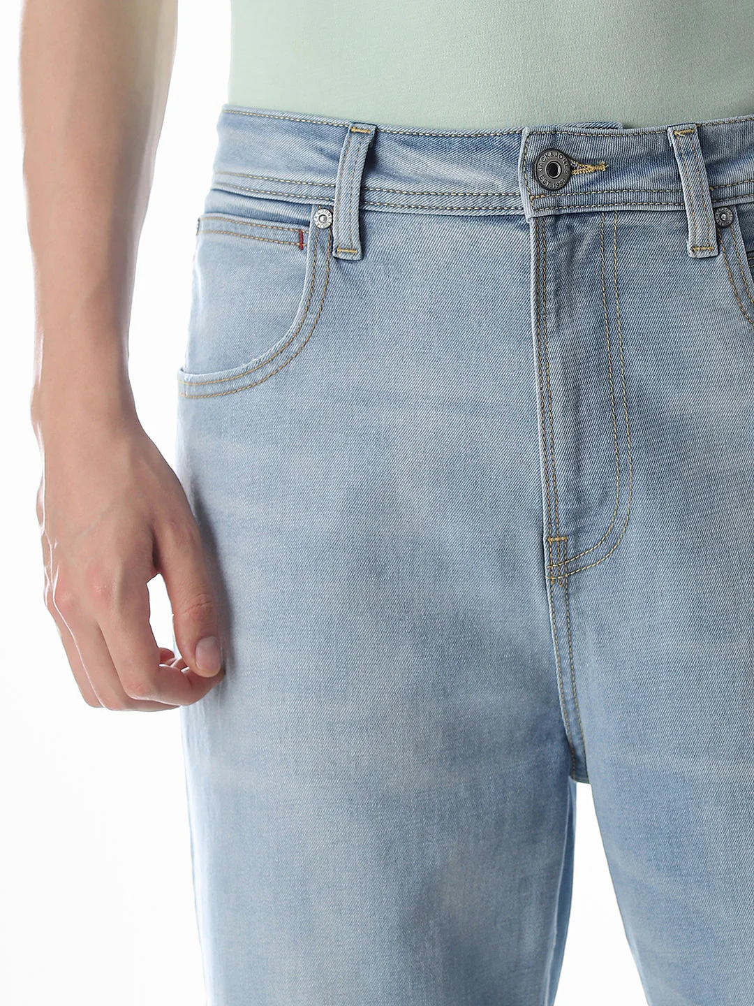 Light Blue Dario Loose Fit Jeans - Image 4