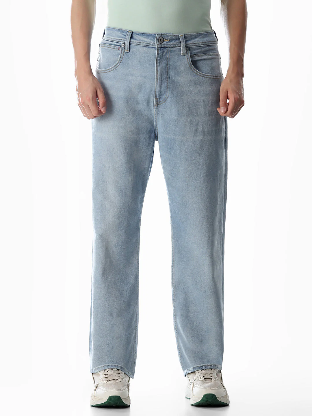Light Blue Dario Loose Fit Jeans - Image 8