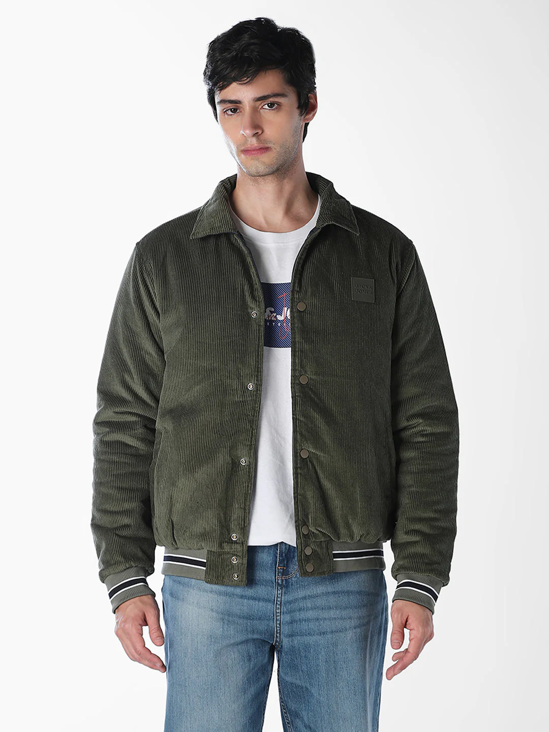 Reversible Corduroy-Quilted Jacket - Image 2