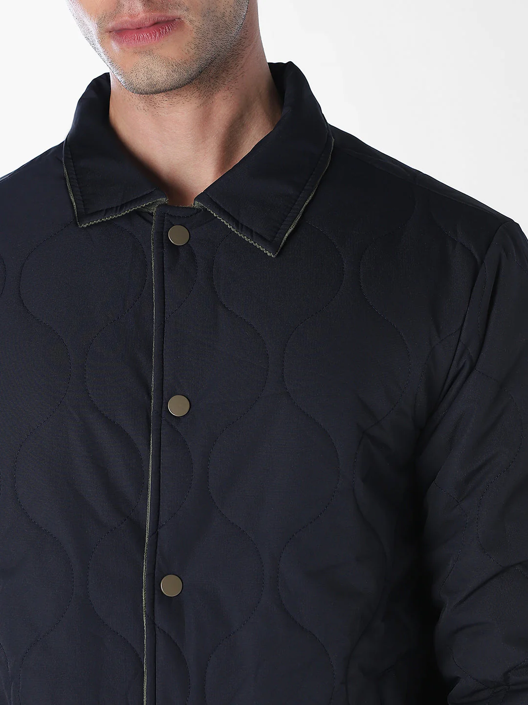 Reversible Corduroy-Quilted Jacket - Image 7