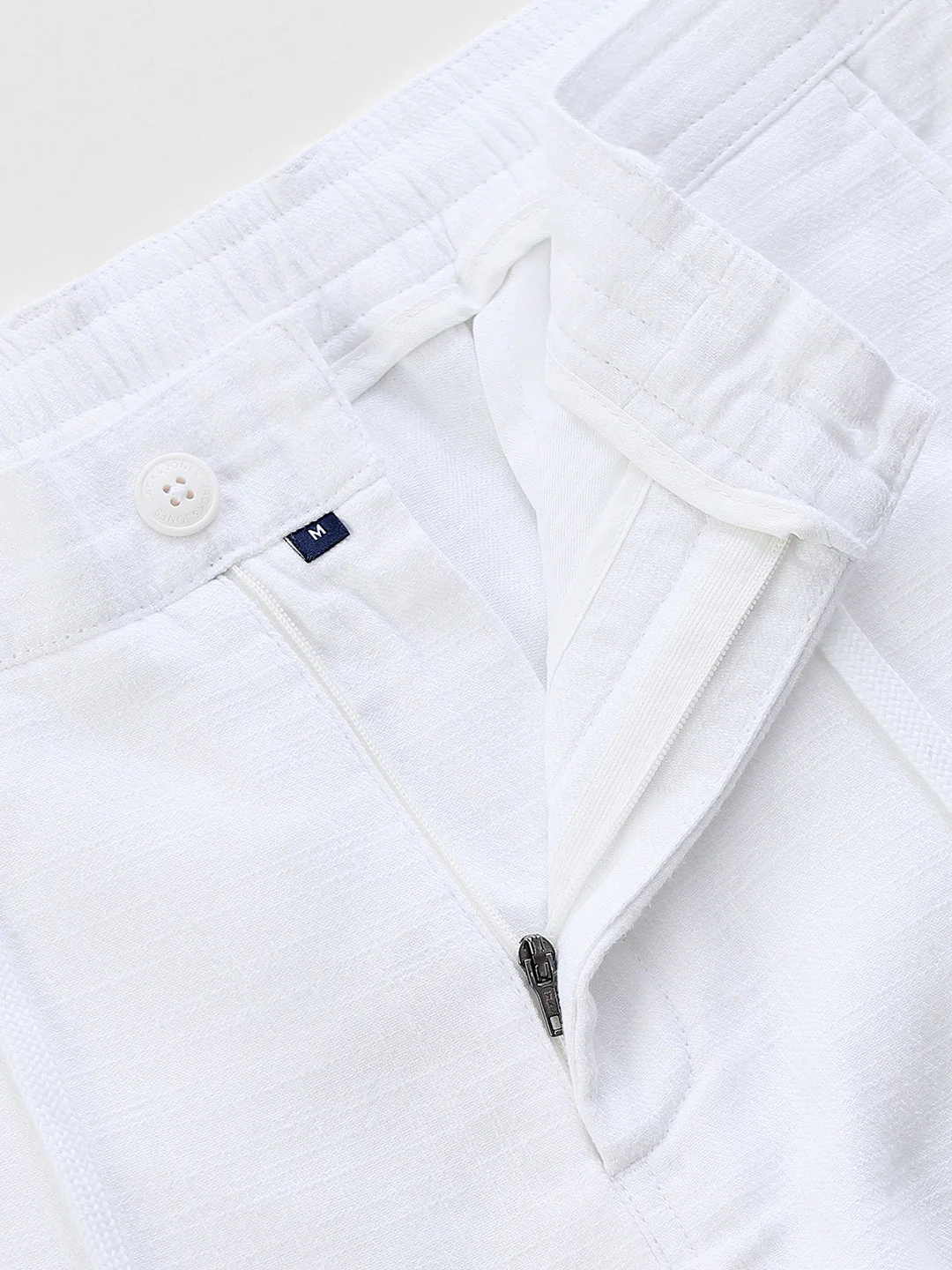 Cotton Regular Fit Chino Pants - White - Image 5