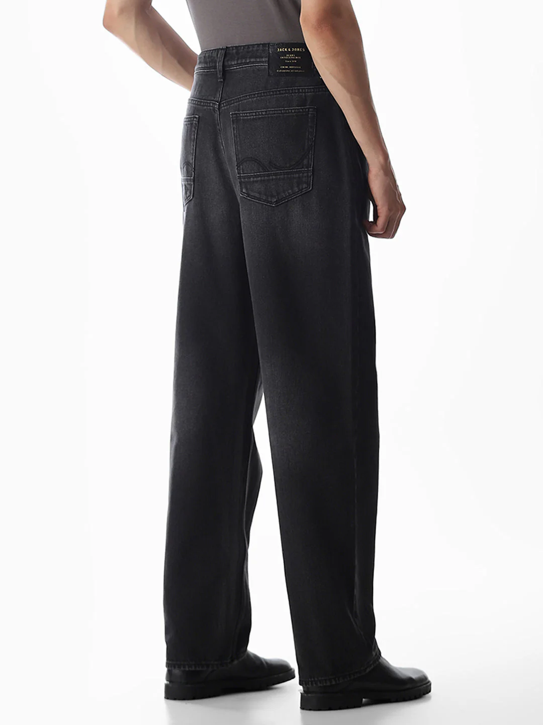 Dark Grey Dario Loose Fit Jeans - Image 3