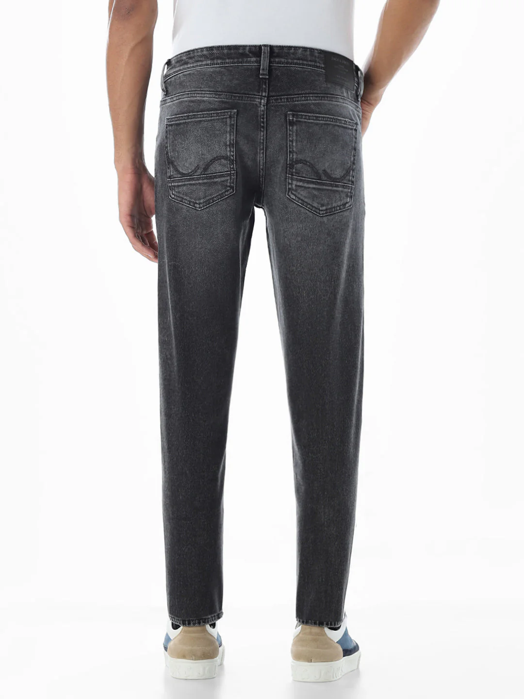 Dark Grey Glenn Slim Fit Jeans - Image 3
