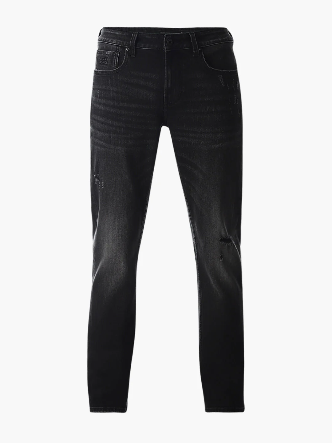 Distressed Glenn Slim Fit Jeans - Black - Image 7