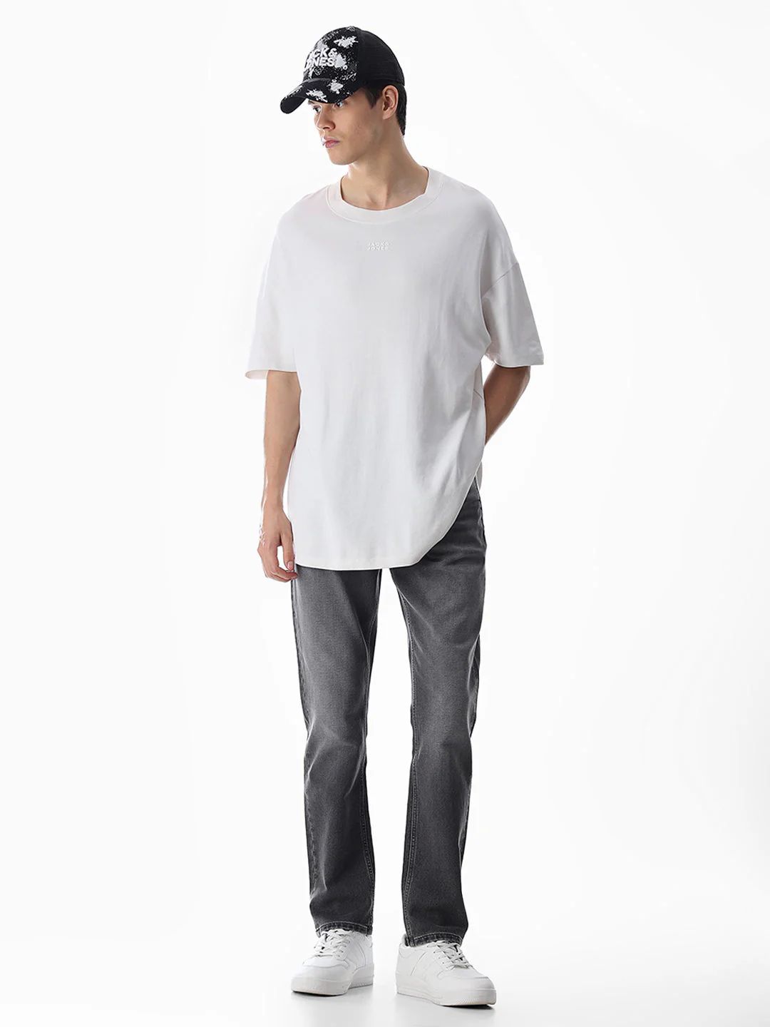 Grey 5 Pocket Glenn Slim Fit Jeans - Image 6