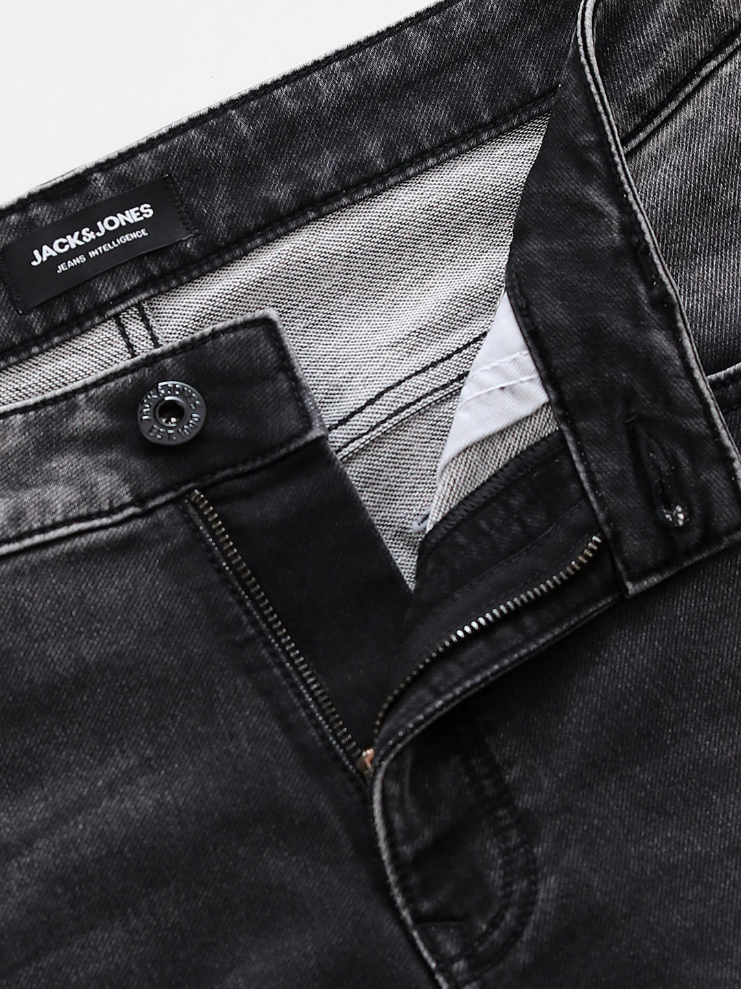 Dark Grey Clark Regular Fit Jeans - Image 5