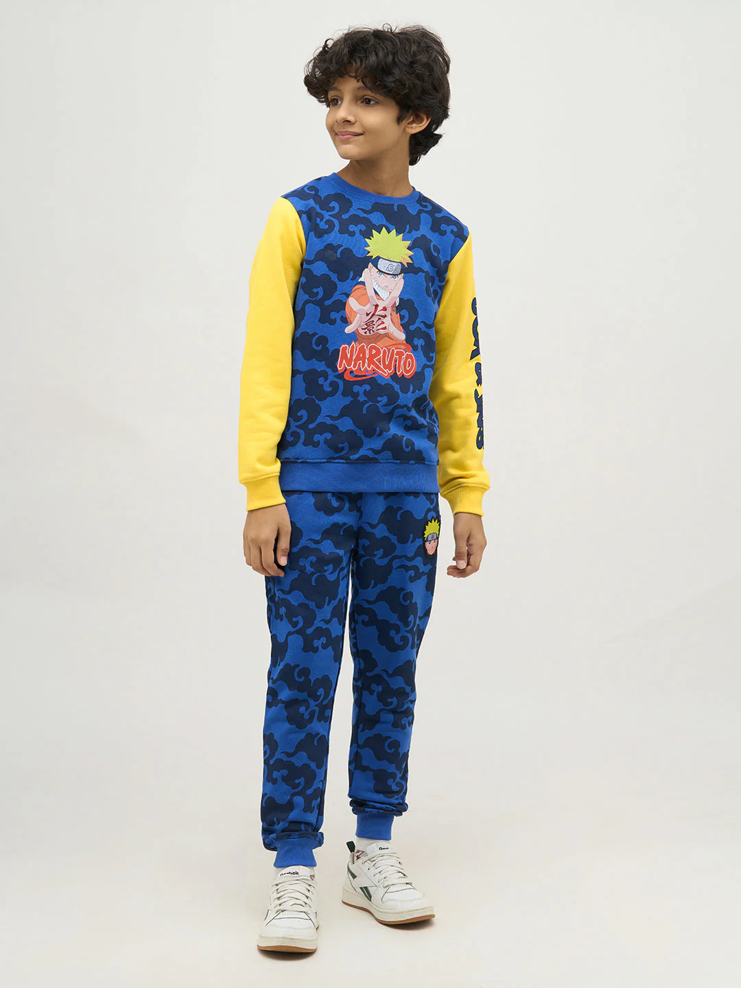 Boys Blue Naruto Printed Sweatpants - Image 5