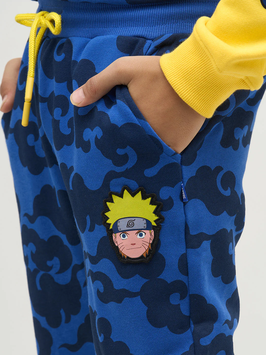 Boys Blue Naruto Printed Sweatpants - Image 6