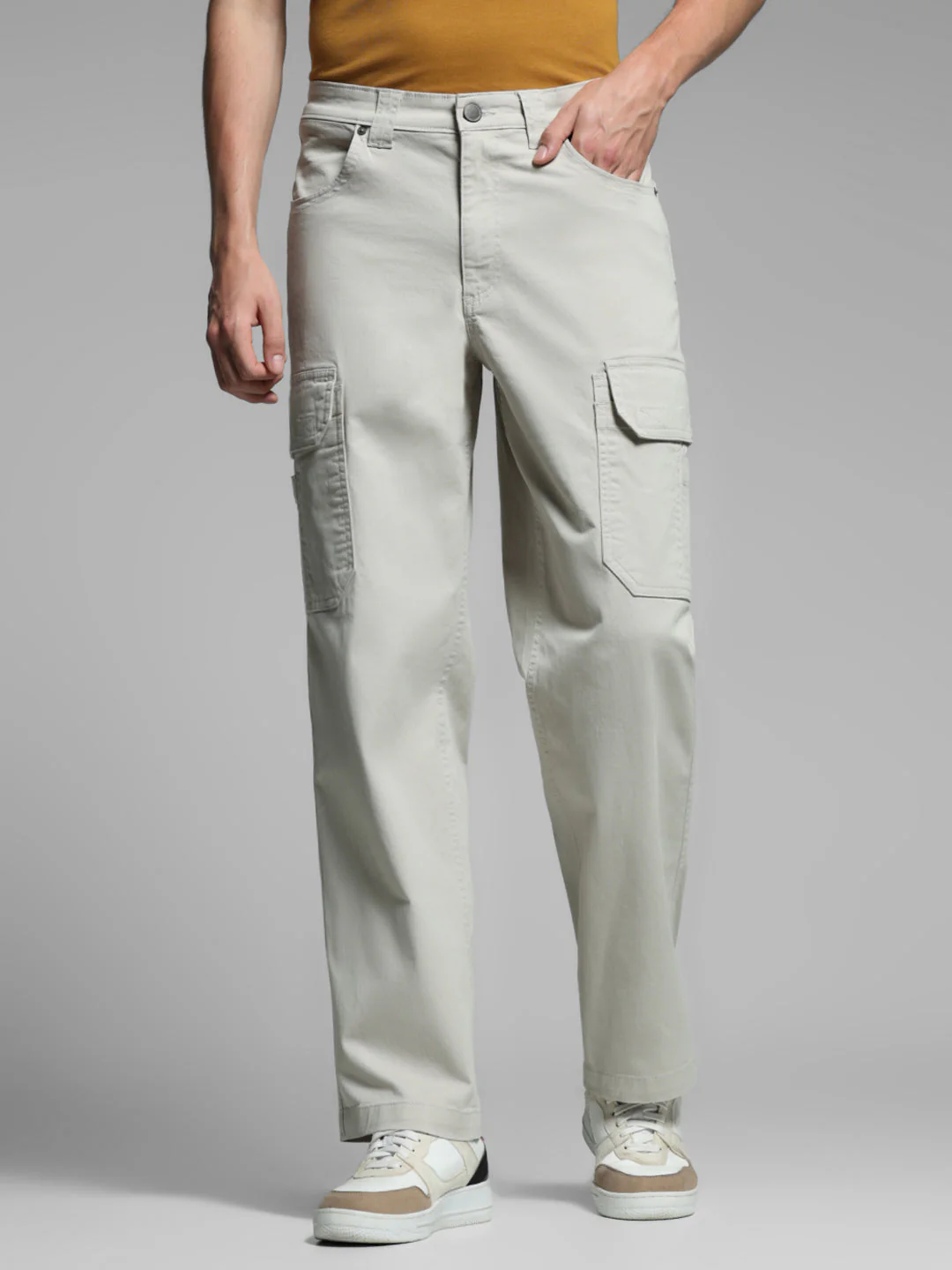 Grey Anti Fit Cargos