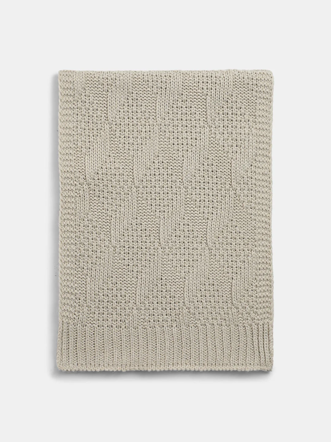 Beige Knitted Scarf