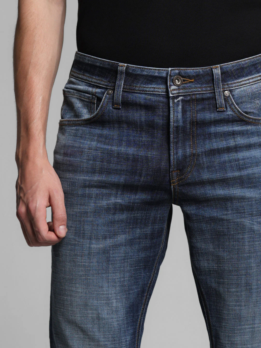 Slim Fit 5 Pocket Slim Fit Jeans - Image 4