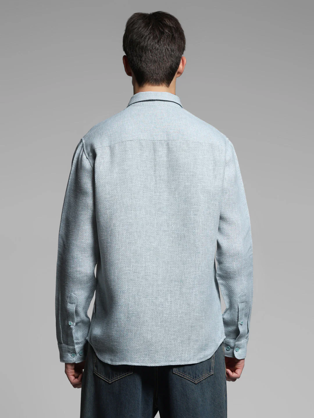 Green Regular Fit Shirt - Image 9