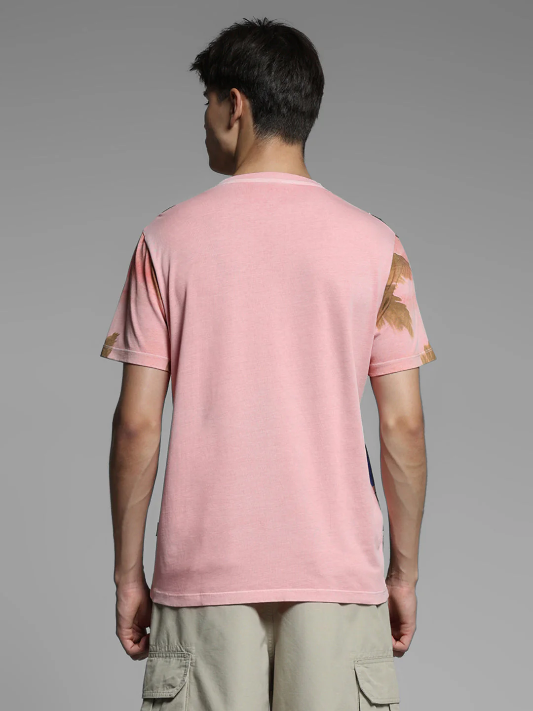 Pink Printed Cotton T-shirt - Image 4