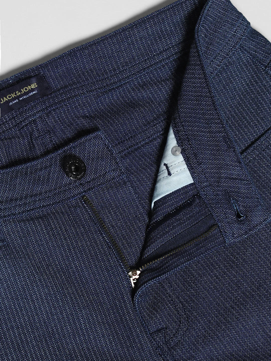 Dark Blue Low Rise Clark Regular Fit Jeans - Image 5