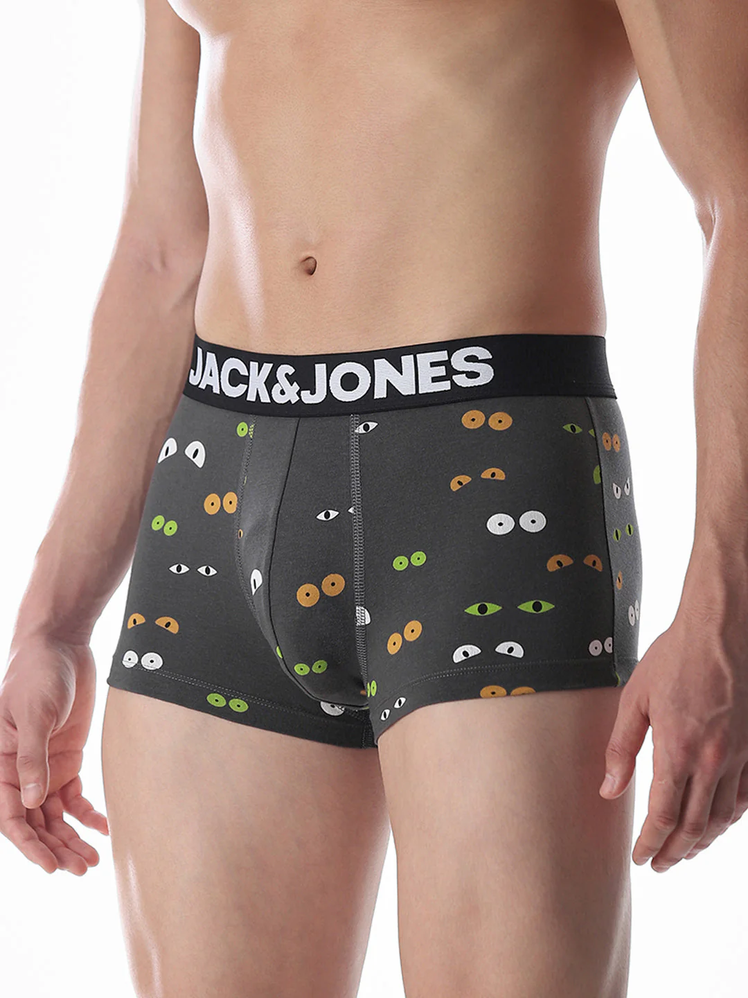 Dark Grey Printed Trunks - Image 2