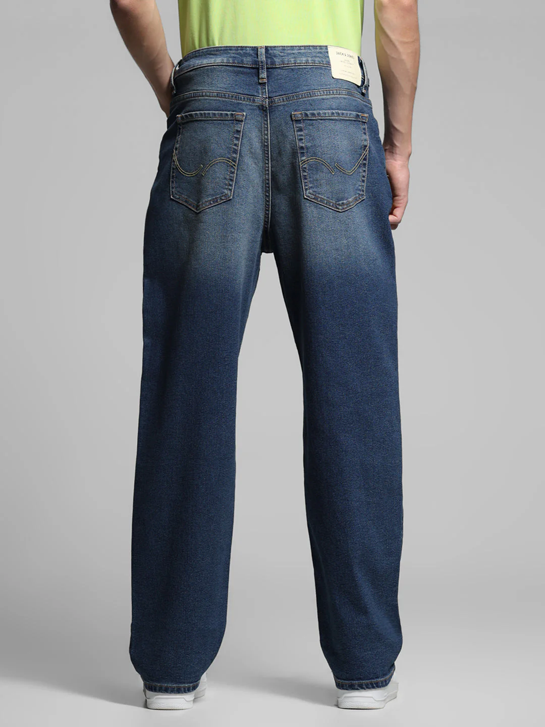 High Rise Dario Loose Fit Jeans - Blue - Image 3