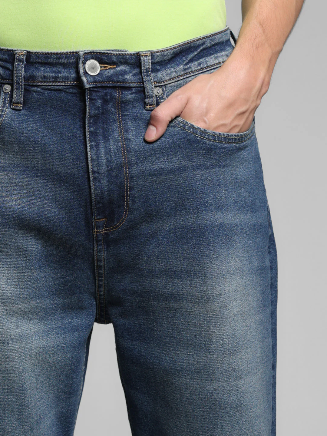 High Rise Dario Loose Fit Jeans - Blue - Image 4