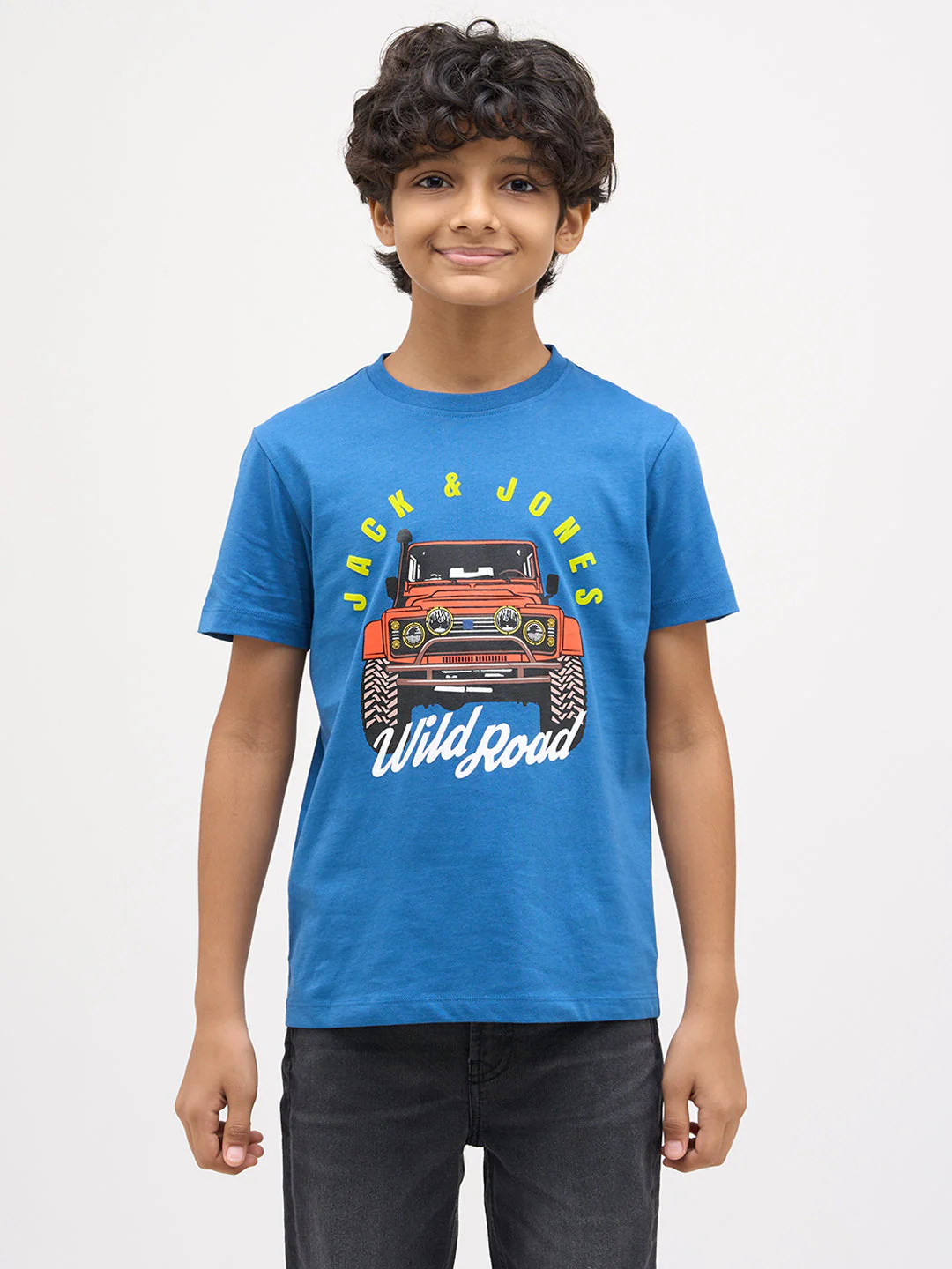 Boys Car Print Cotton T-shirt - Image 8