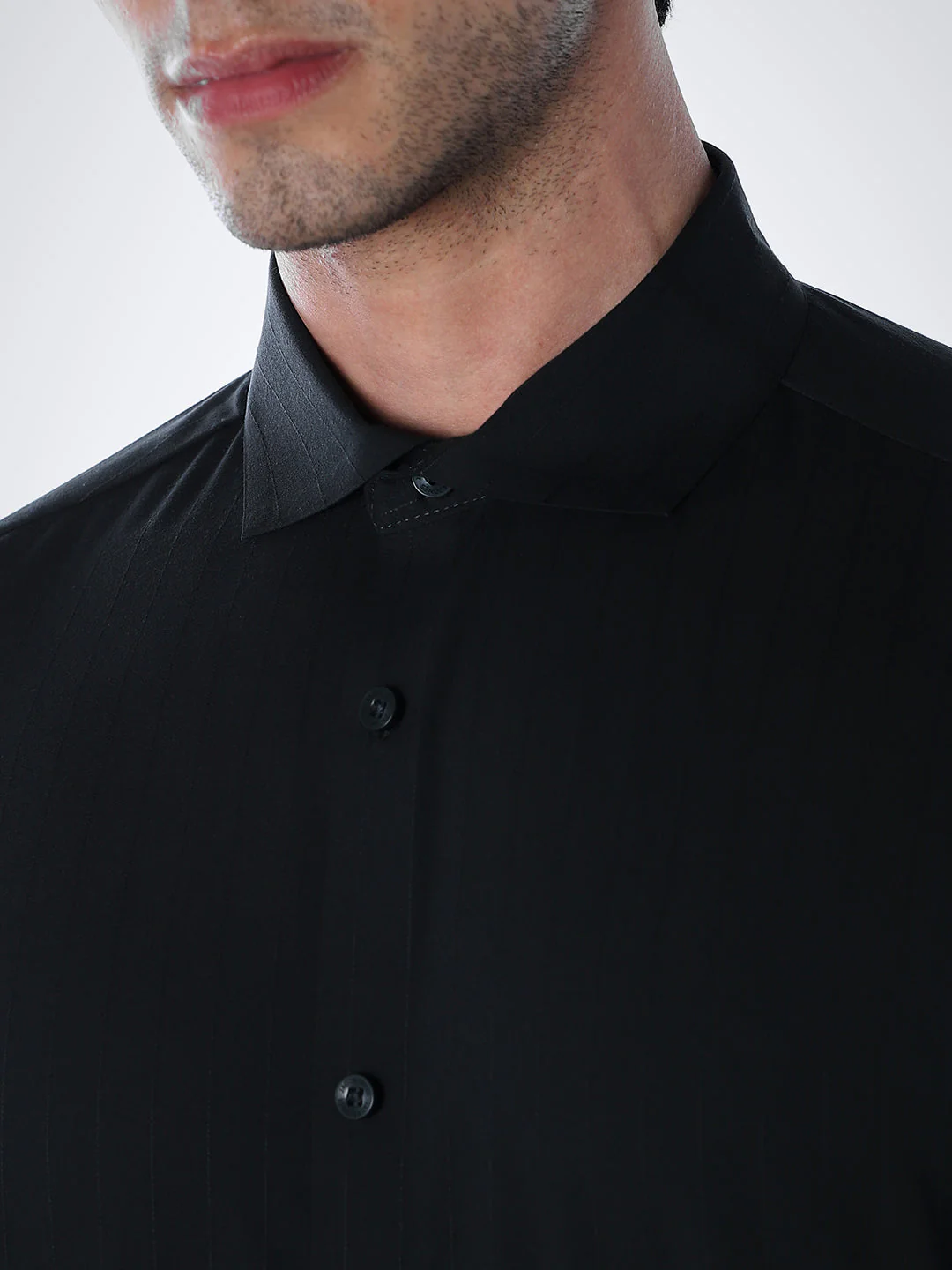 Slim Fit Full Sleeves Shirt - Image 5