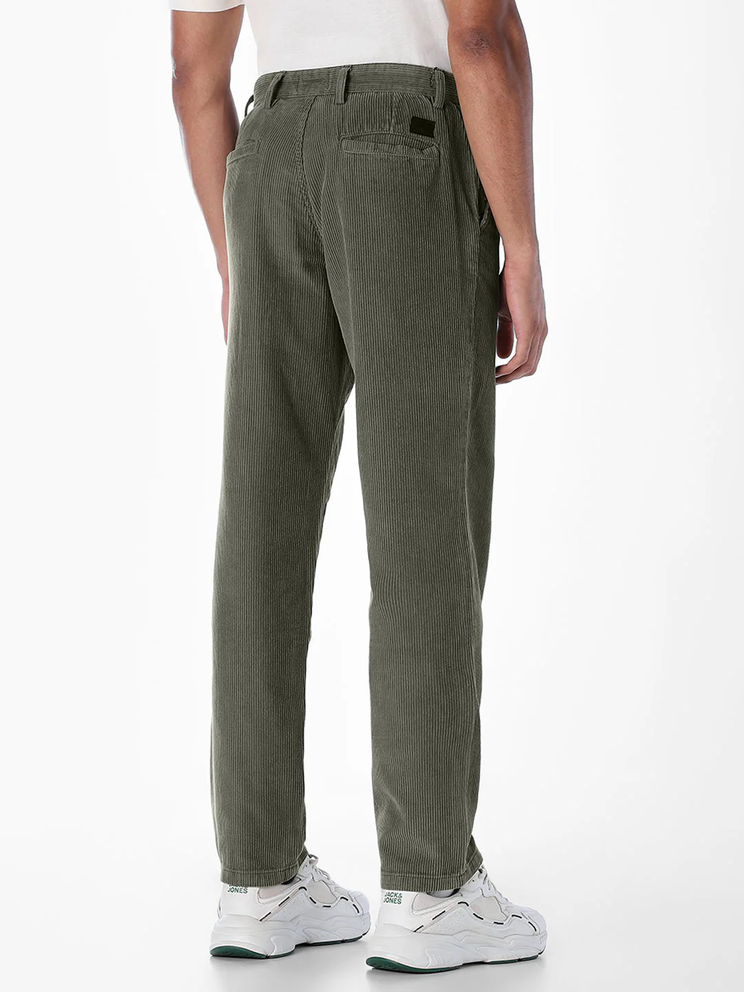 Green Cotton Corduroy Pants - Image 3