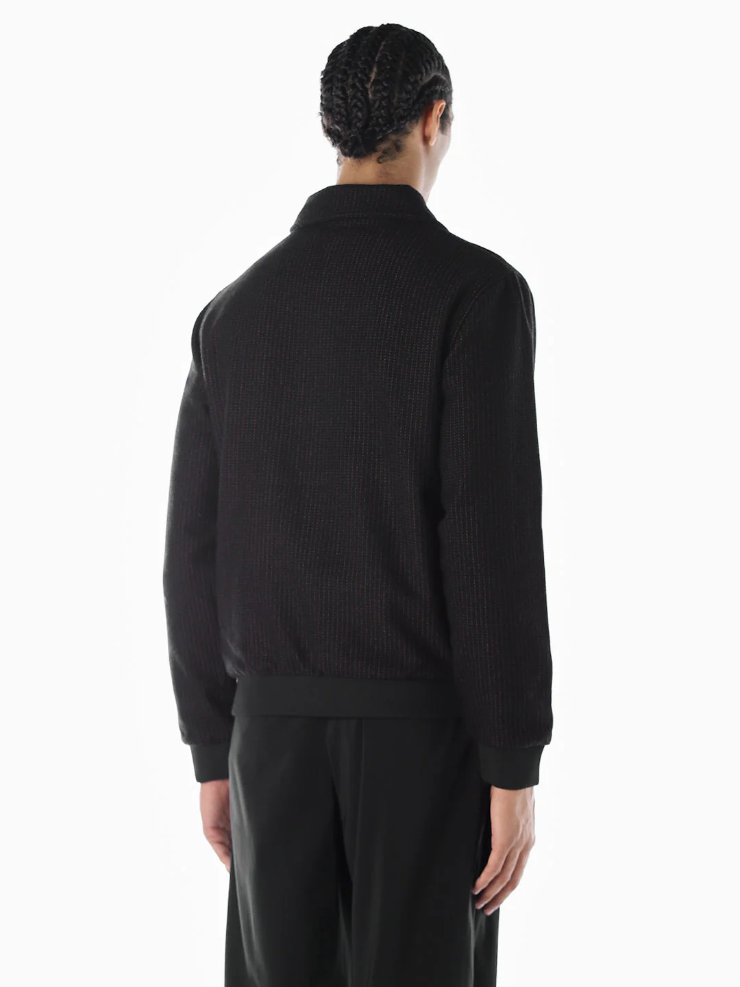 Pinstripe Zip-Up Jacket - Image 4