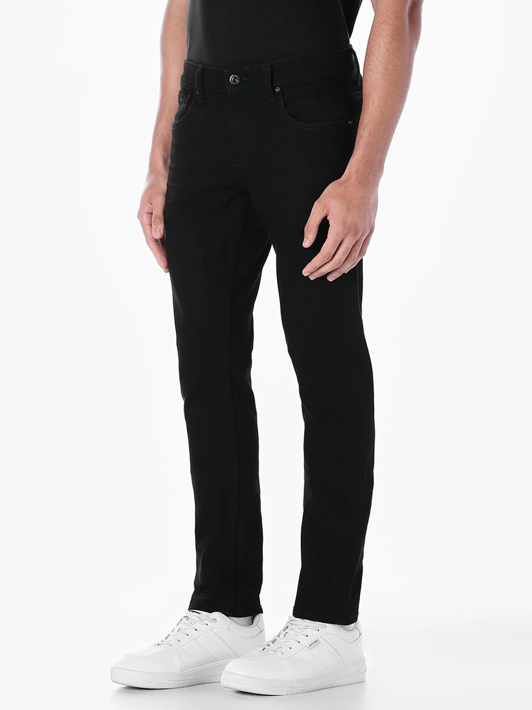 5 Pocket Slim Fit Selvedge Jeans - Image 2