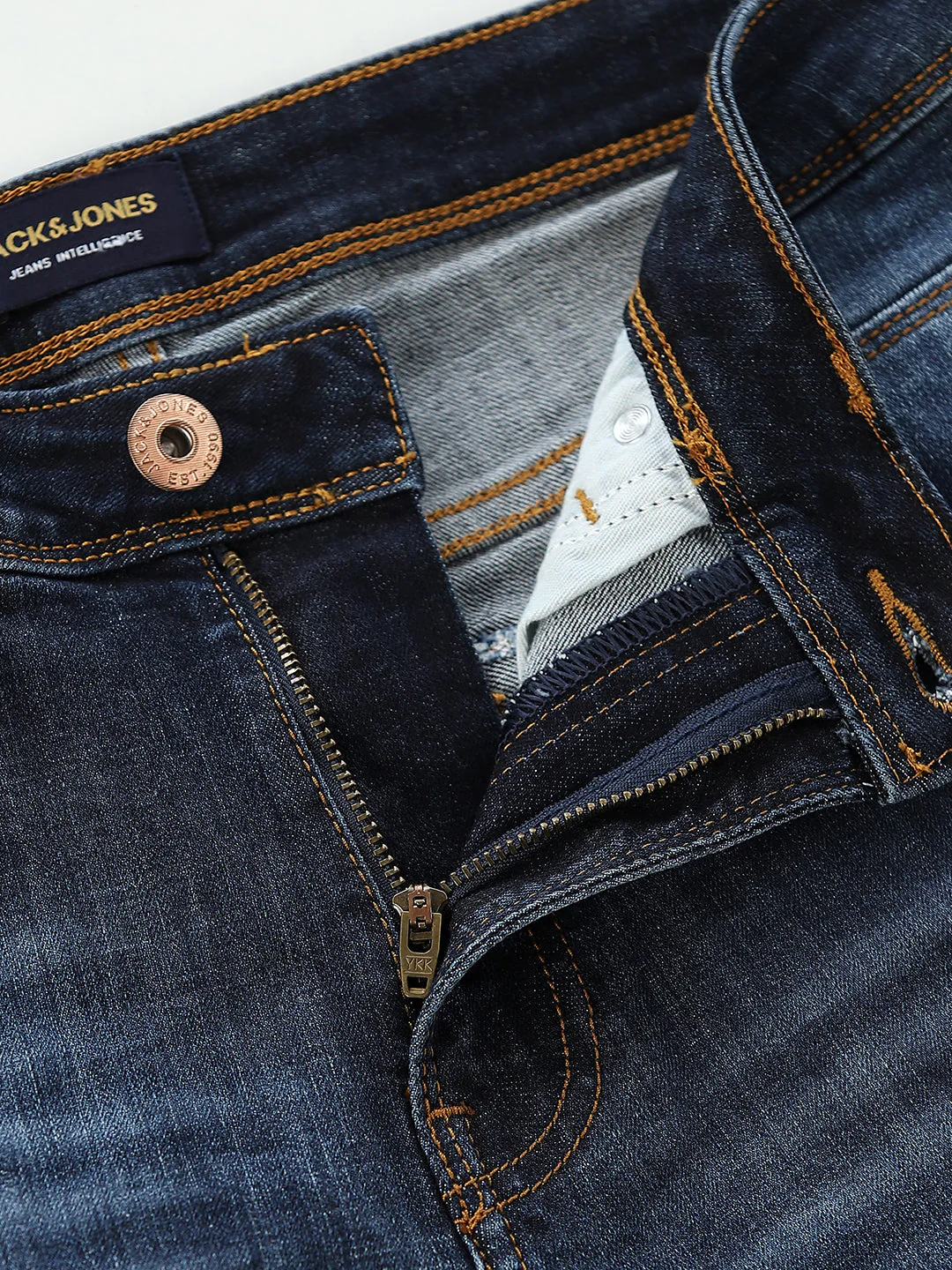 Dark Blue Glenn Slim Fit Jeans - Image 5