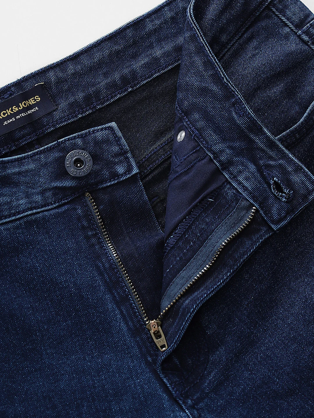 Dark Blue Low Rise Glenn Slim Fit Jeans - Image 5
